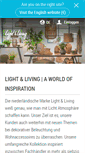 Mobile Screenshot of light-living.de