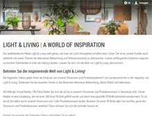 Tablet Screenshot of light-living.de